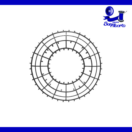 Estructura para Corona Navideña