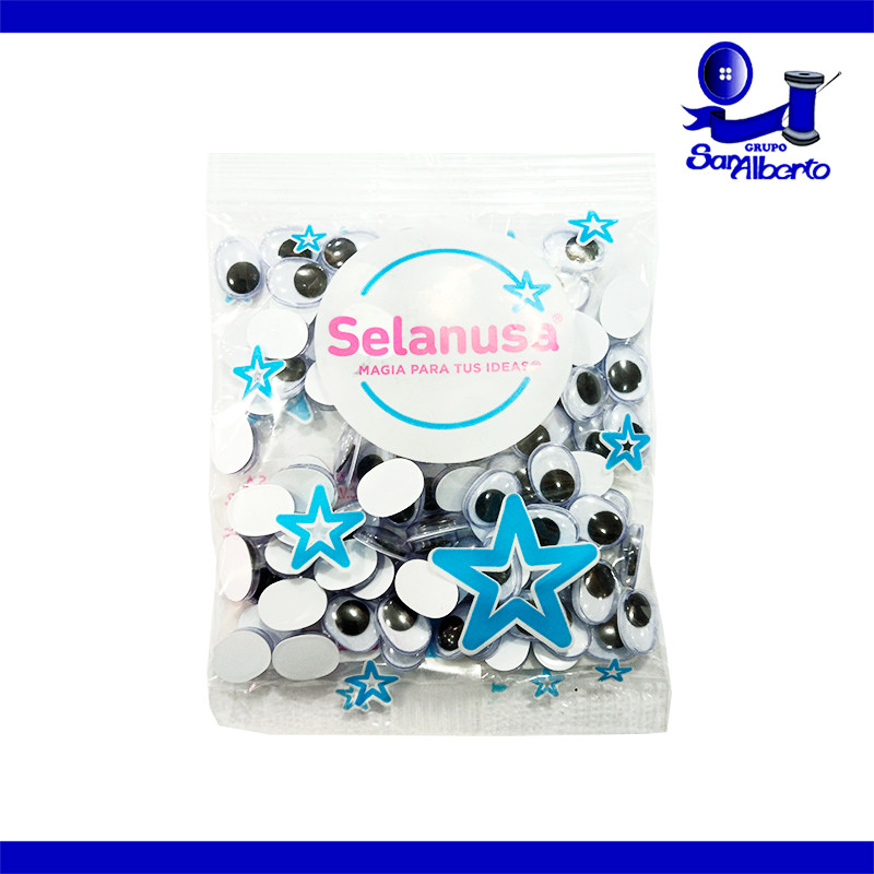 Ojo Movible Ovalado 9x12