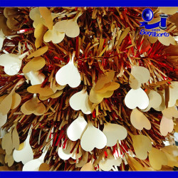 Guía Metálica Corazones Rojo/Oro Mod. 906-05