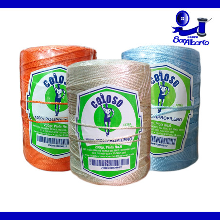 Piola de Polipropileno No.9 Coloso