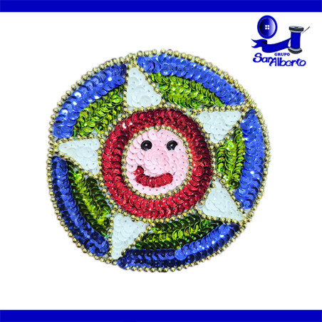 Aplicación de Lentejuela Sol Mod. 118