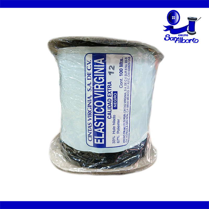 Elástico Poliéster Virginia no.12