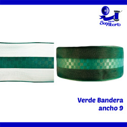 Paquete Organza T66 Cataluña Verde Bandera