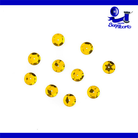 Lentejuela Metálica tipo Cazuela No. 10