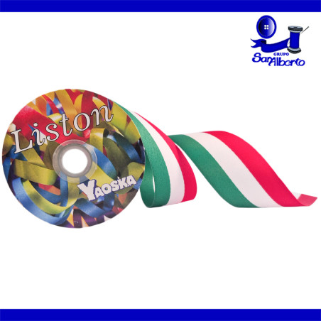Listón No.12 Yaoska Tricolor