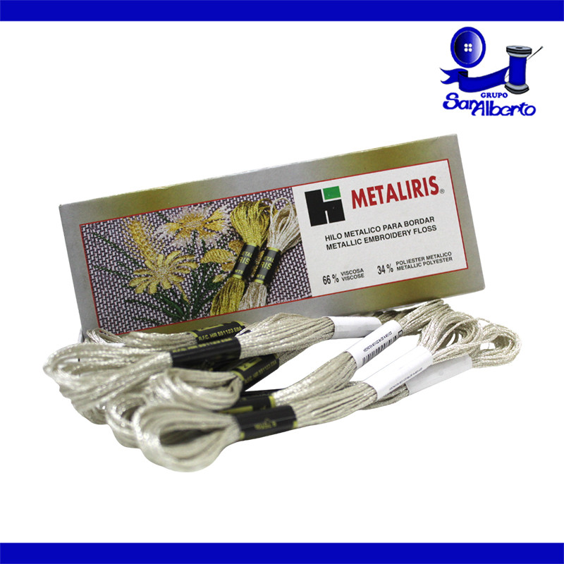 Caja de Hilos Iris Metálicos de Rayón