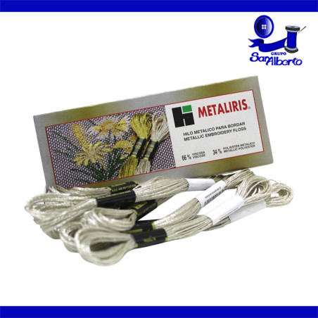 Caja de Hilos Iris Metálicos de Rayón