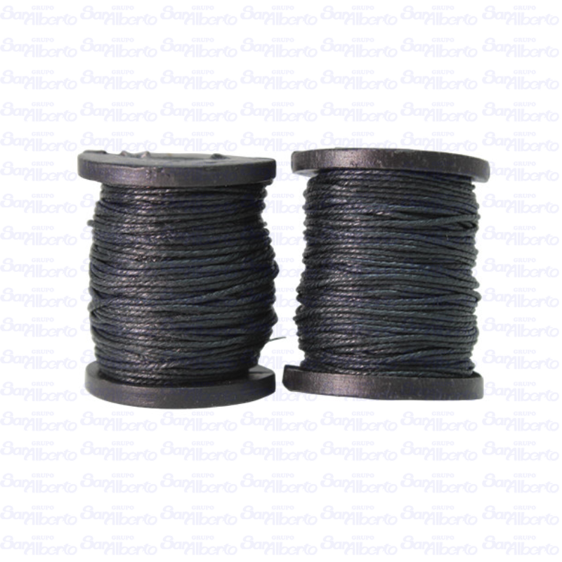 Hilo Cañamo Paquete con 12 tubos Bco, Neg, Color