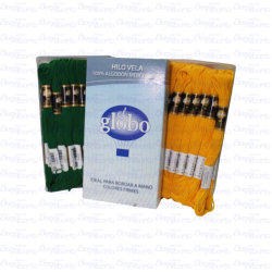 Hilo Vela para Bordar Globo 127 Omega