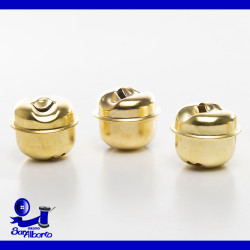 Paquete de Cascabeles Dorados de 18 mm