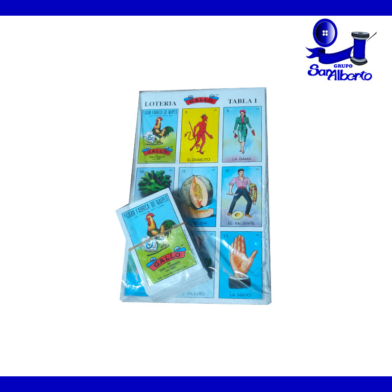 LOTERIA CHICA 8 TABLETAS