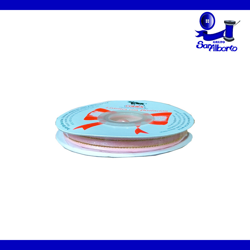 Organza Satinada Comex con Orilla Metálica No. 1