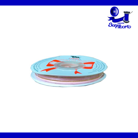 Organza Satinada Comex con Orilla Metálica No. 1