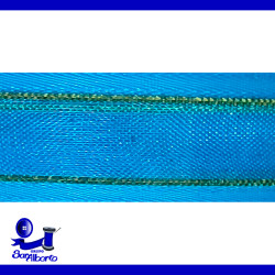 Organza Comex con Orilla Metálica Dorada No. 5