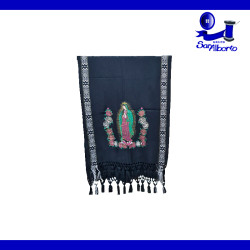 Rebozo con Estampado de la Virgen