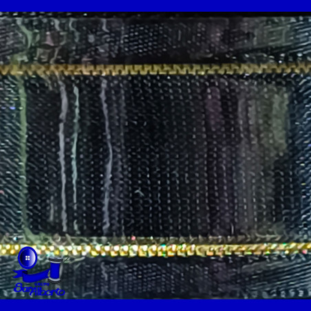 Organza Comex con Orilla Metálica Dorada No. 9