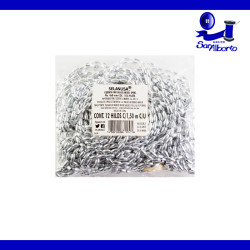 Cuenta Oval Metálica 4 x 8